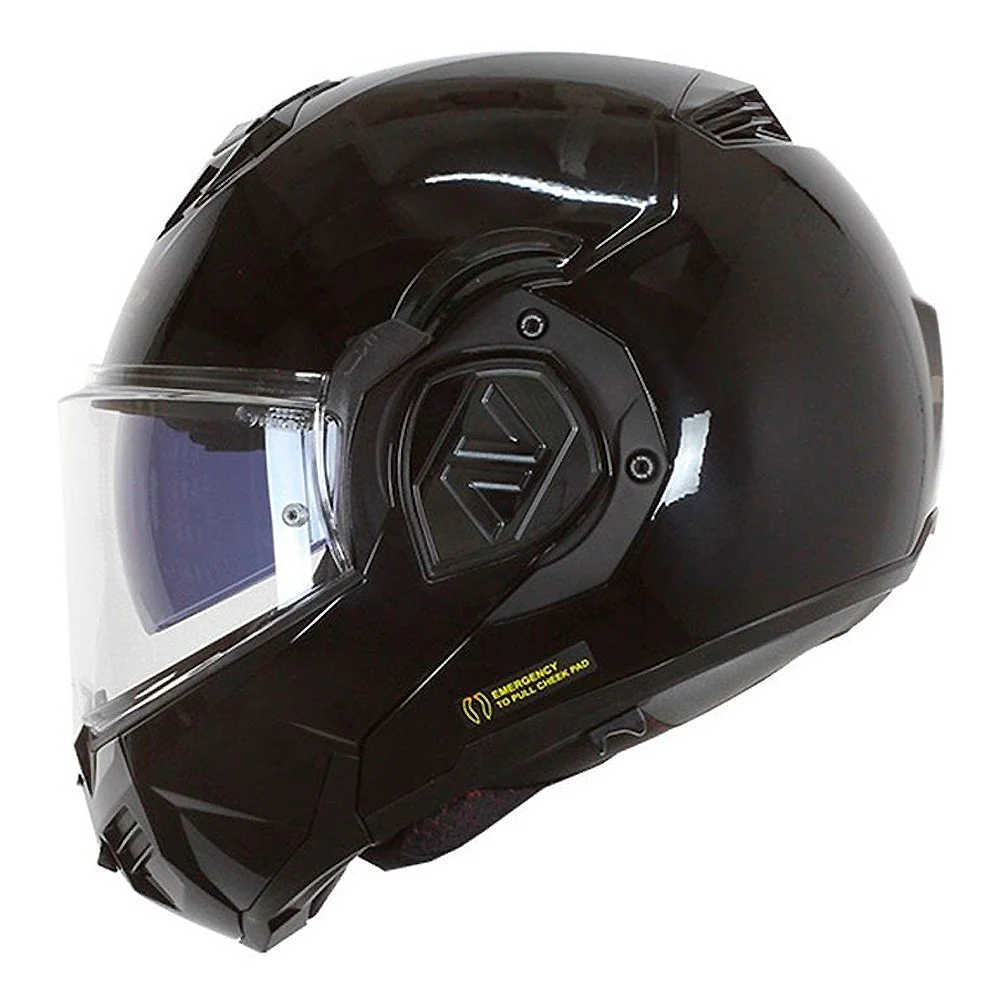 CASCO MODULAR LS2 FF906 ADVANT SOLID NEGRO BRILLO
