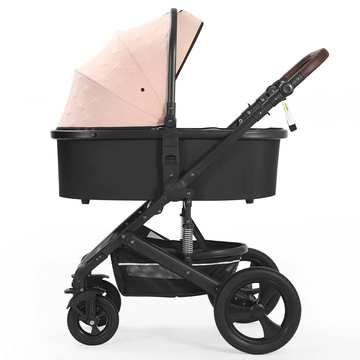 Kinderwagen für Neugeborene und Kleinkinder – Kinderwagen mit verstellbarer, umkehrbarer Rückenlehne, 2-in-1-Hochformat, umwandelbarer Stubenwagen, faltbarer Aluminiumlegierung, 3D-Stoßdämpfung, All-Terrain-Kinderwagen