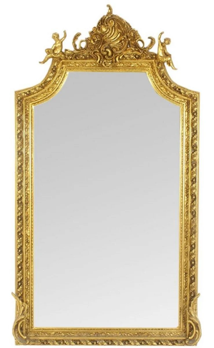 Baroque wall mirror gold 100 x H. 180 cm - antique style mirror - noble & magnificent - furniture in the baroque style