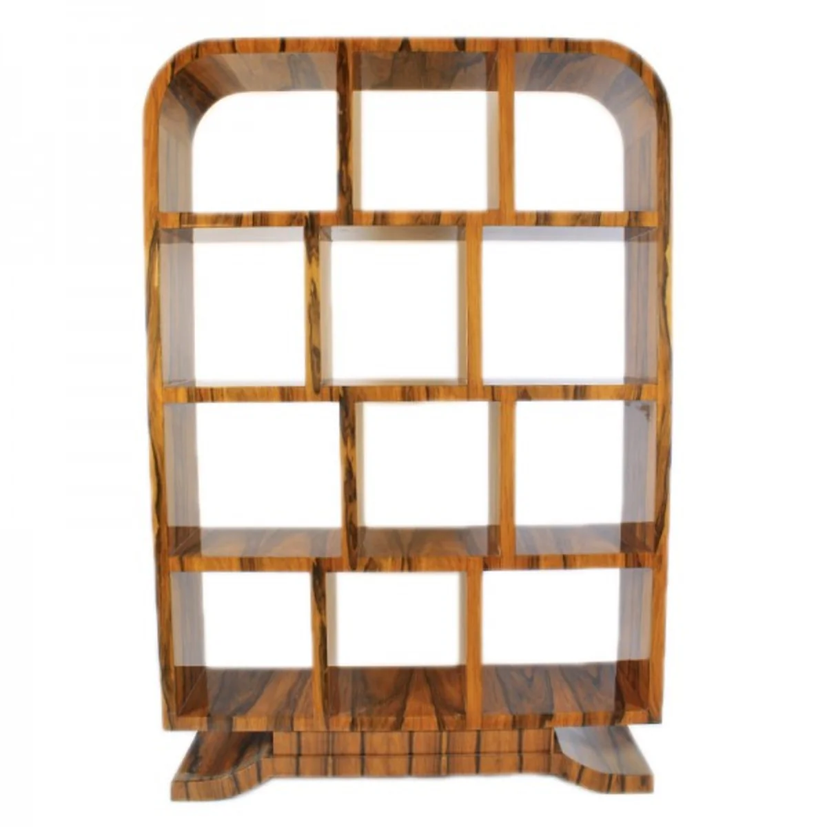 Art Deco bookshelf mahogany - Artdeco books cabinet shelving system furniture antique style