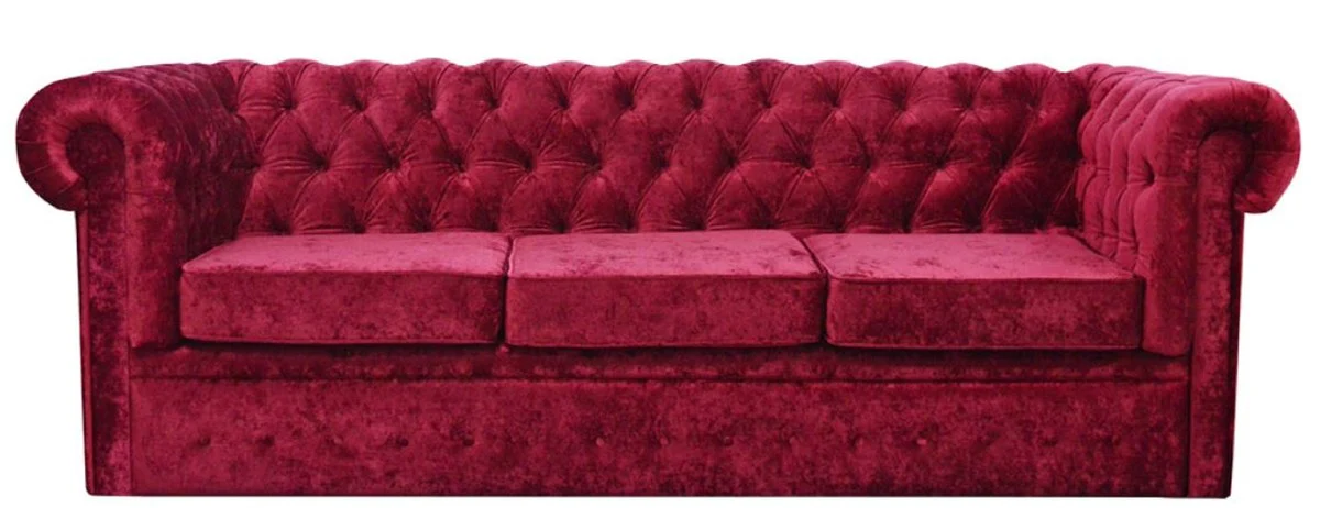 Luxury Chesterfield velvet sofa 235 x 93 x H. 84 cm - Various colors - Chesterfield furniture