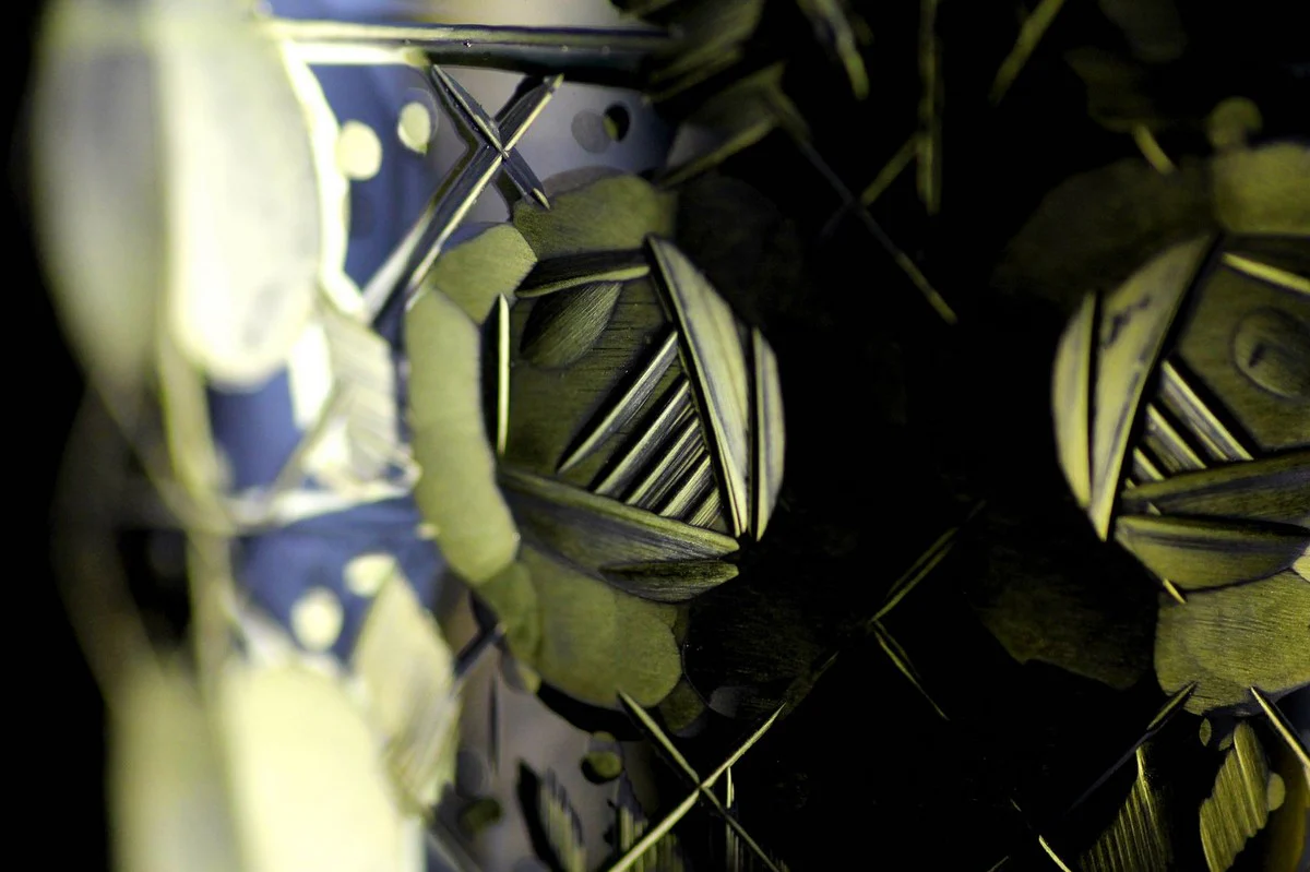 Luxury baroque champagne glass gold Ø 7 x H. 24.5 cm - handmade and hand-engraved champagne glass - hotel & restaurant accessories - luxury quality