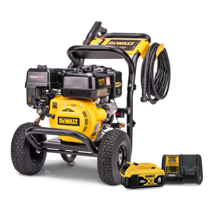 DEWALT 3400 PSI 2,5 GPM Gas Kaltwasser-Druckscheibe mit AAA Axial Cam Pumpe