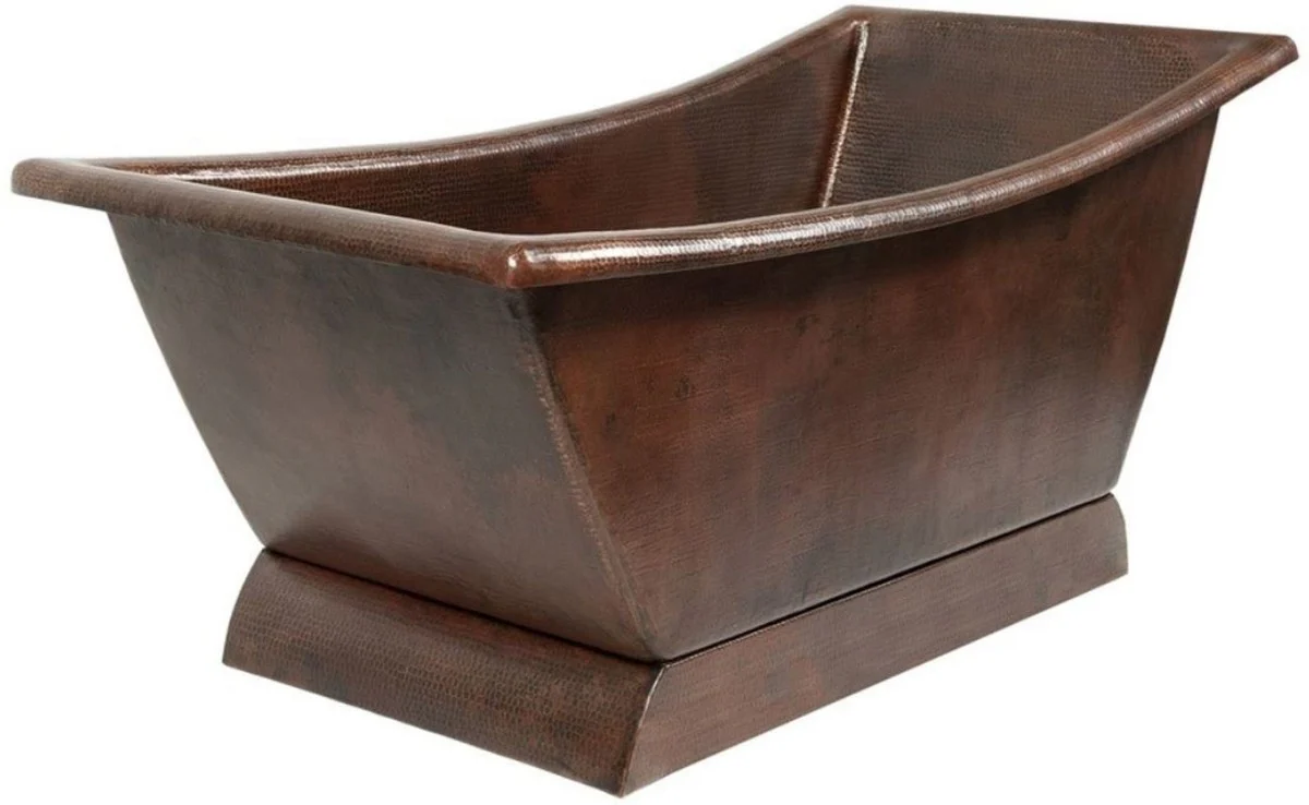 Luxury Art Nouveau copper bathtub 170 x 76 x H. 76 cm - Freestanding retro bathtub - Rustic bathroom furniture