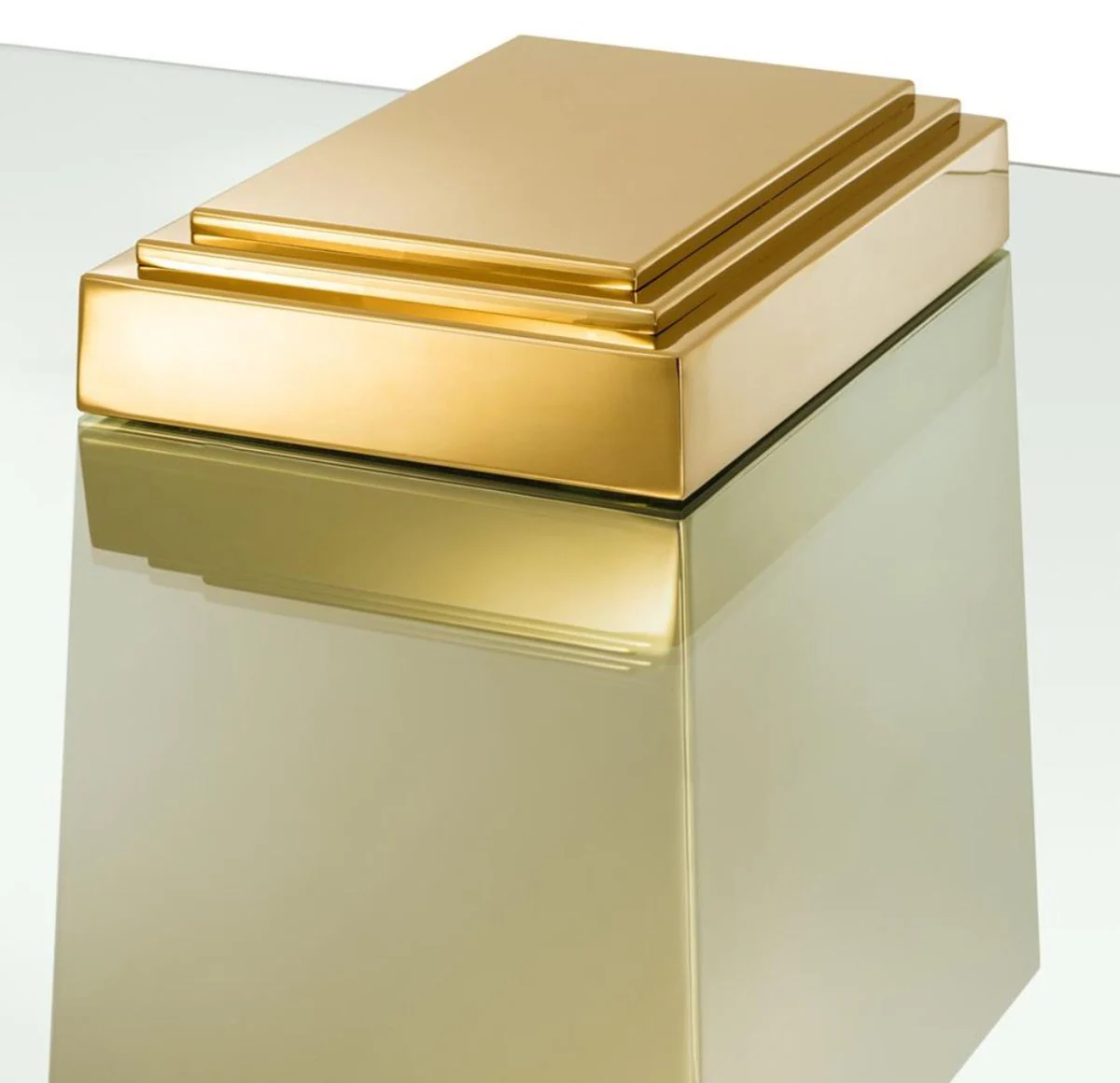 Luxury coffee table / living room table gold 105 x 105 x H. 44 cm - luxury living room furniture