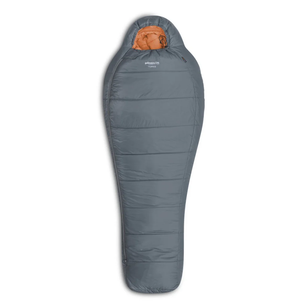 Pinguin Topas 195 -7o gris - Saco de dormir alpino