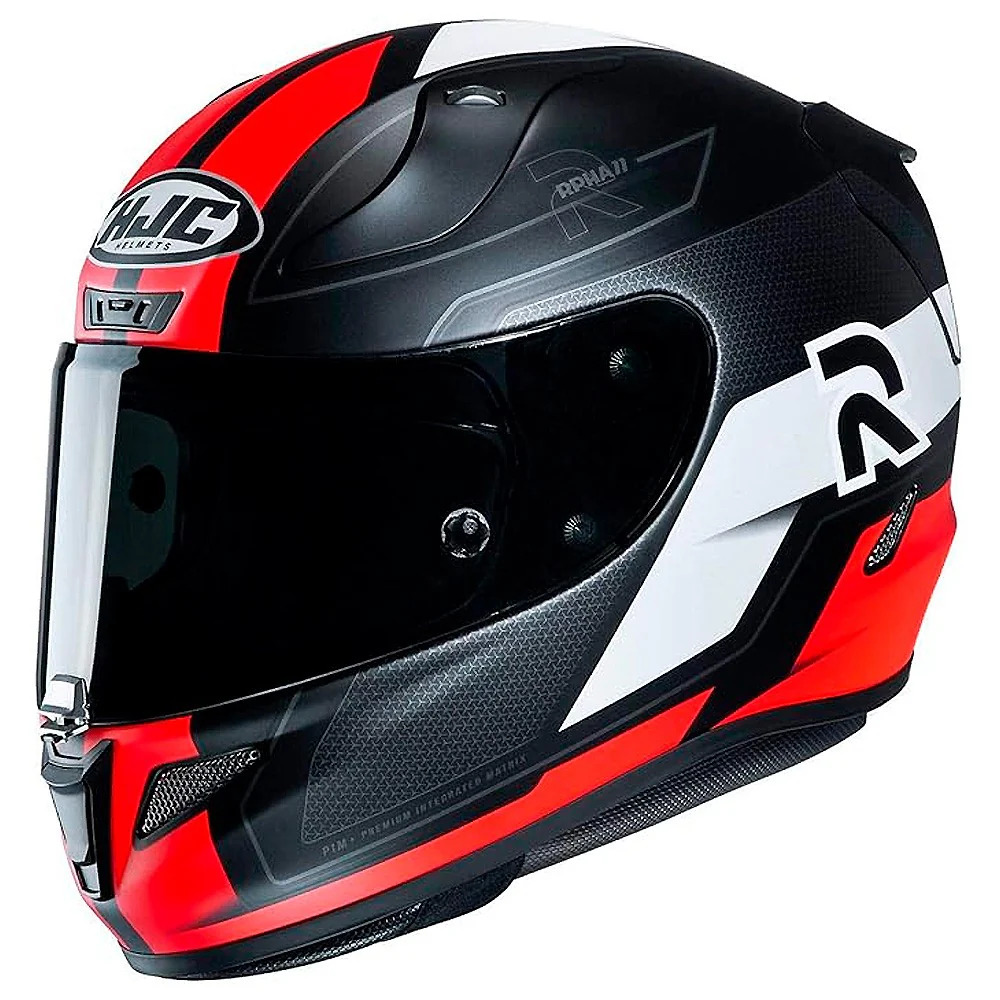 HJC RPHA11 FESK HELMET BLACK / WHITE / RED