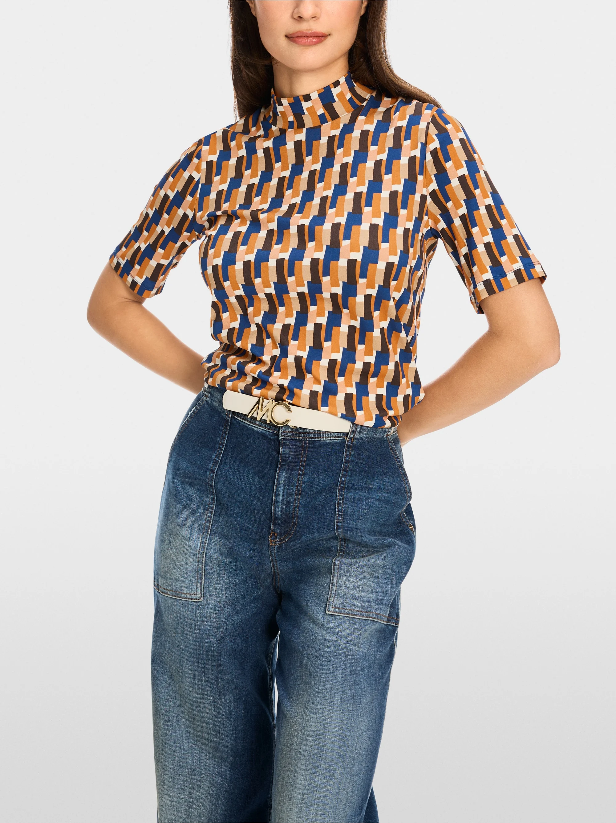 Marc-Cain Artsy T-Shirt im taillierten Schnitt