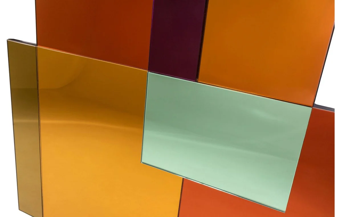 Designer mirror multicolored 80 x H. 140 cm - wardrobe mirror - living room mirror - handmade - luxury quality - designer furniture