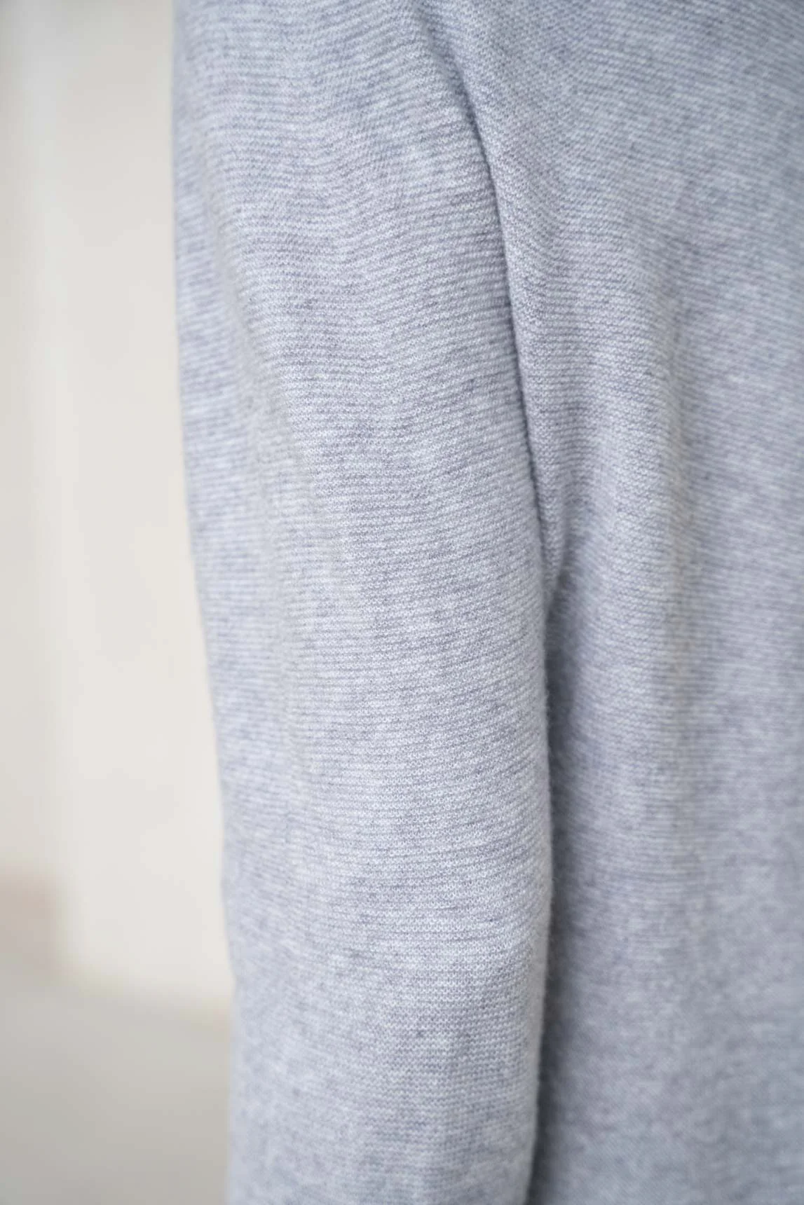 Rivera-Spanien Jersey Kaschmir Seda Sedian Gris