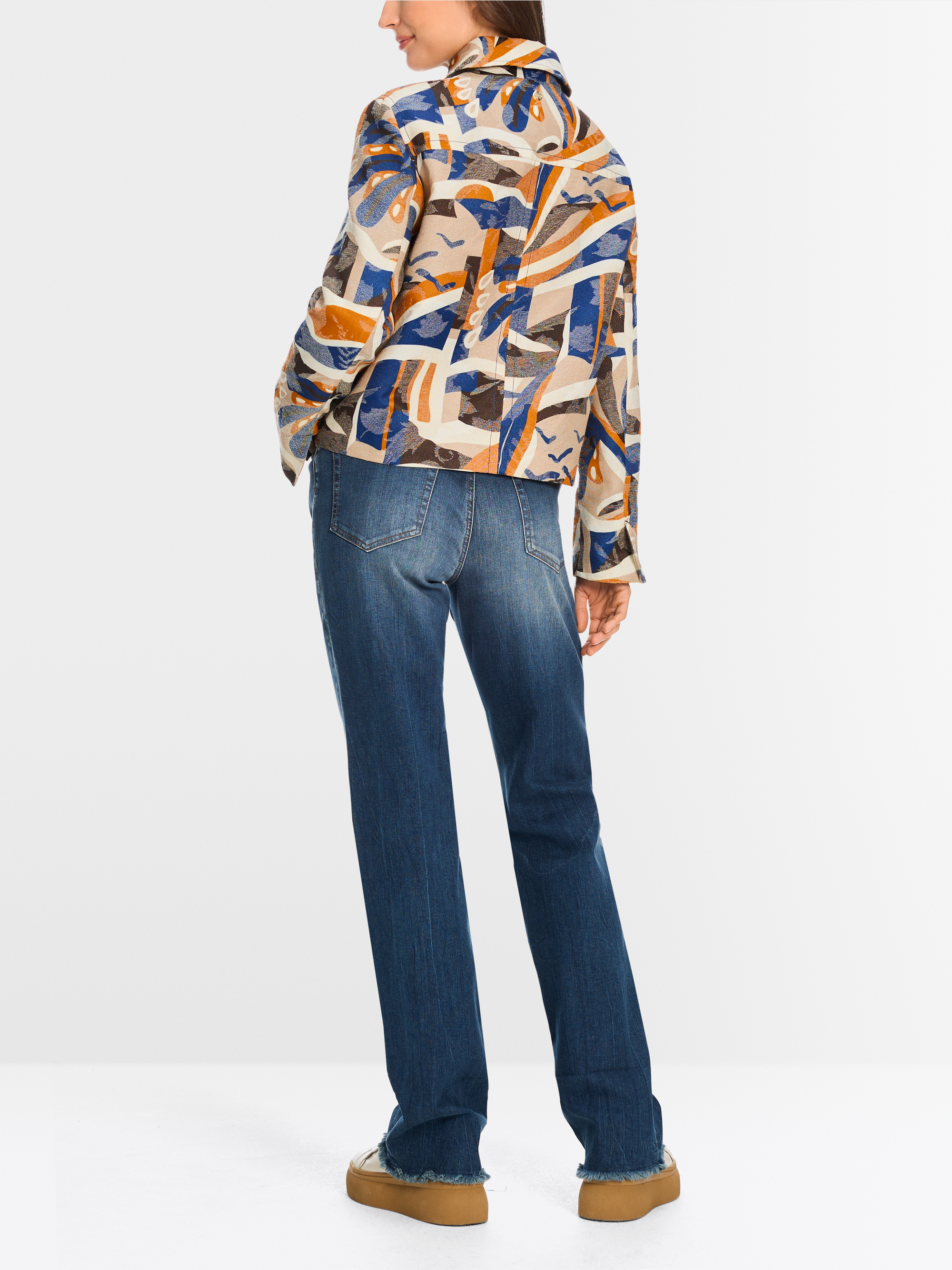 Gemusterte Jacke von Marc-Cain