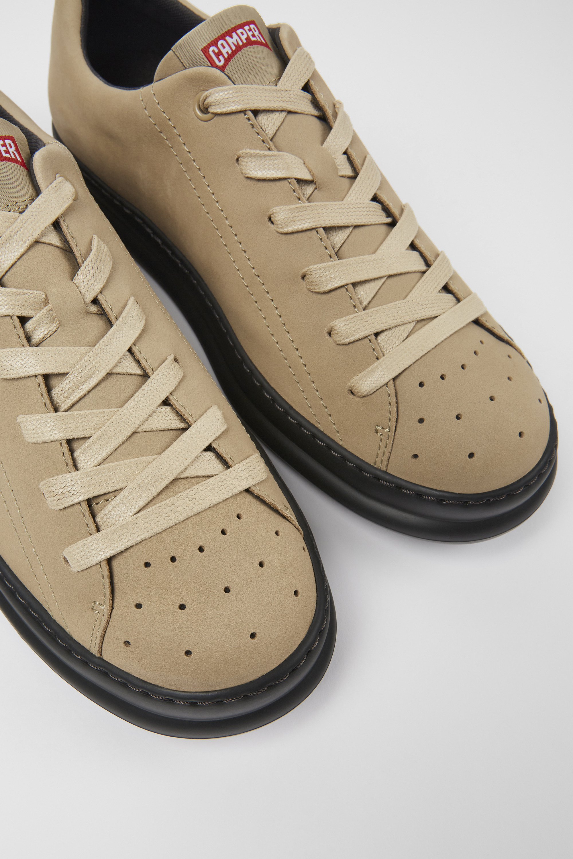 Läufer - Beige Nubuck Turnschuhe für Herren