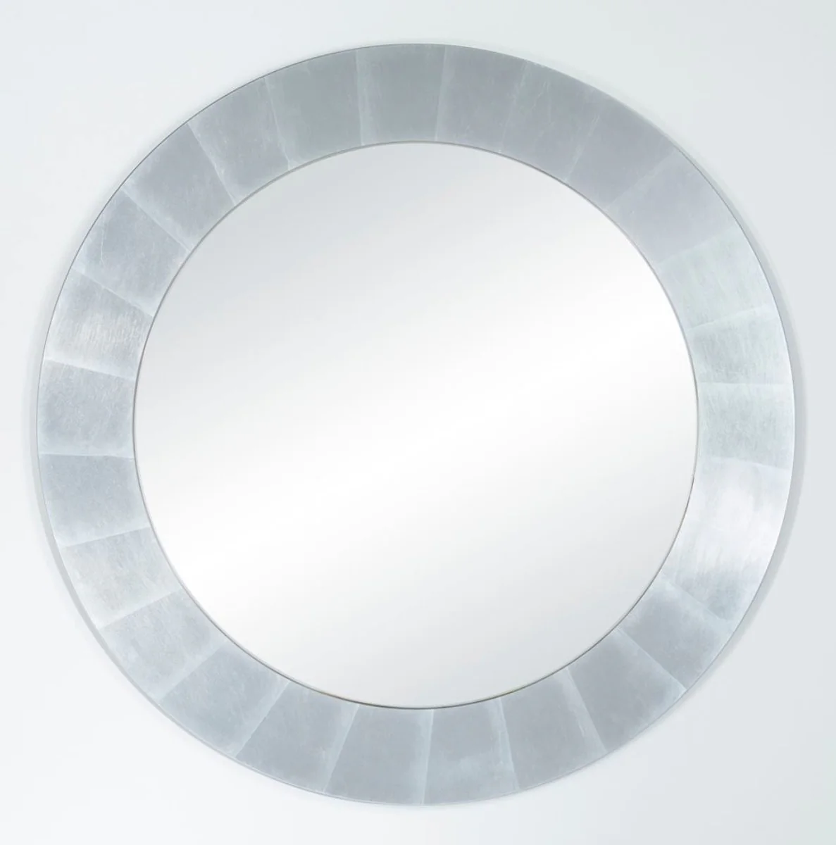 Living room mirror silver Ø 110 cm - luxury collection