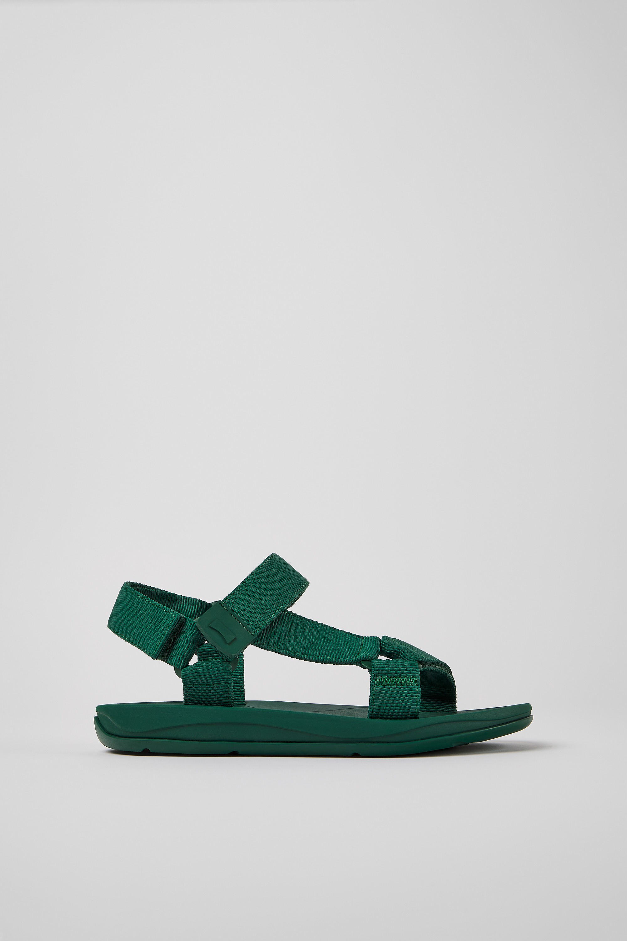 Match - Grüne textile Sandalen für Herren
