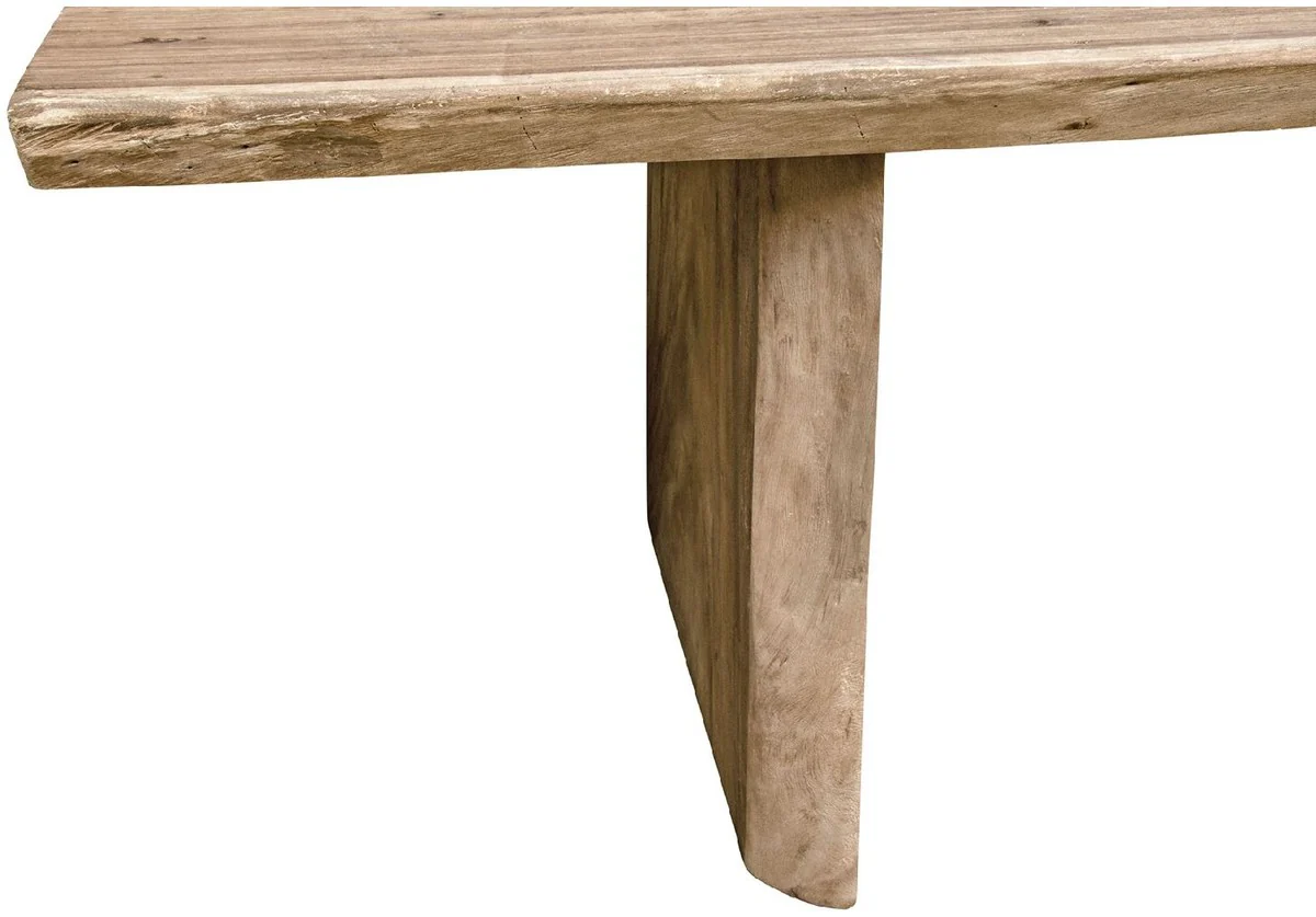 Country style dining table natural colors 350 cm - Huge rustic solid wood kitchen table - Rustic dining room furniture - Solid wood dining room furniture - Country style dining room furniture