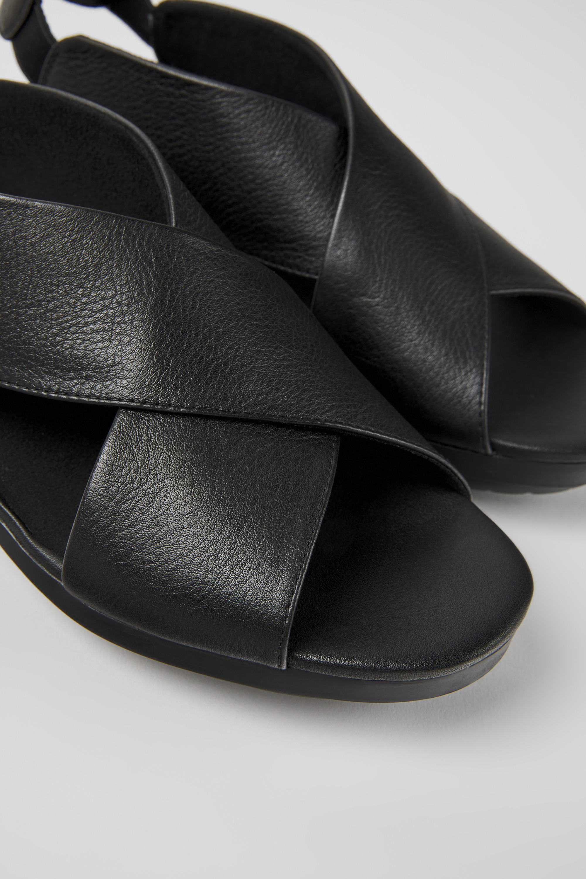 Ballon - Schwarze Frauen Sandal