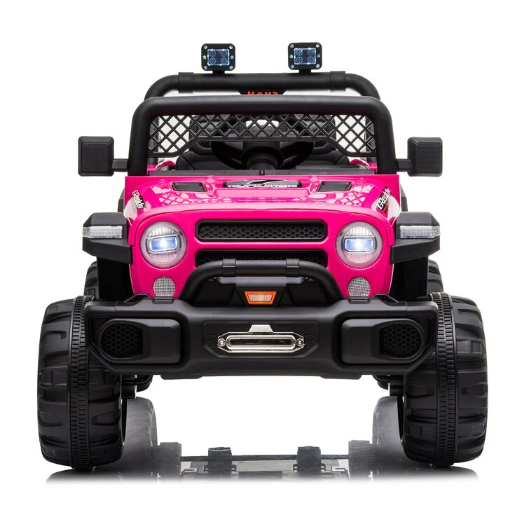 Ride On Truck Dual Drive 12V 4,5A.H mit 2,4G Fernbedienung Geländewagen Pink