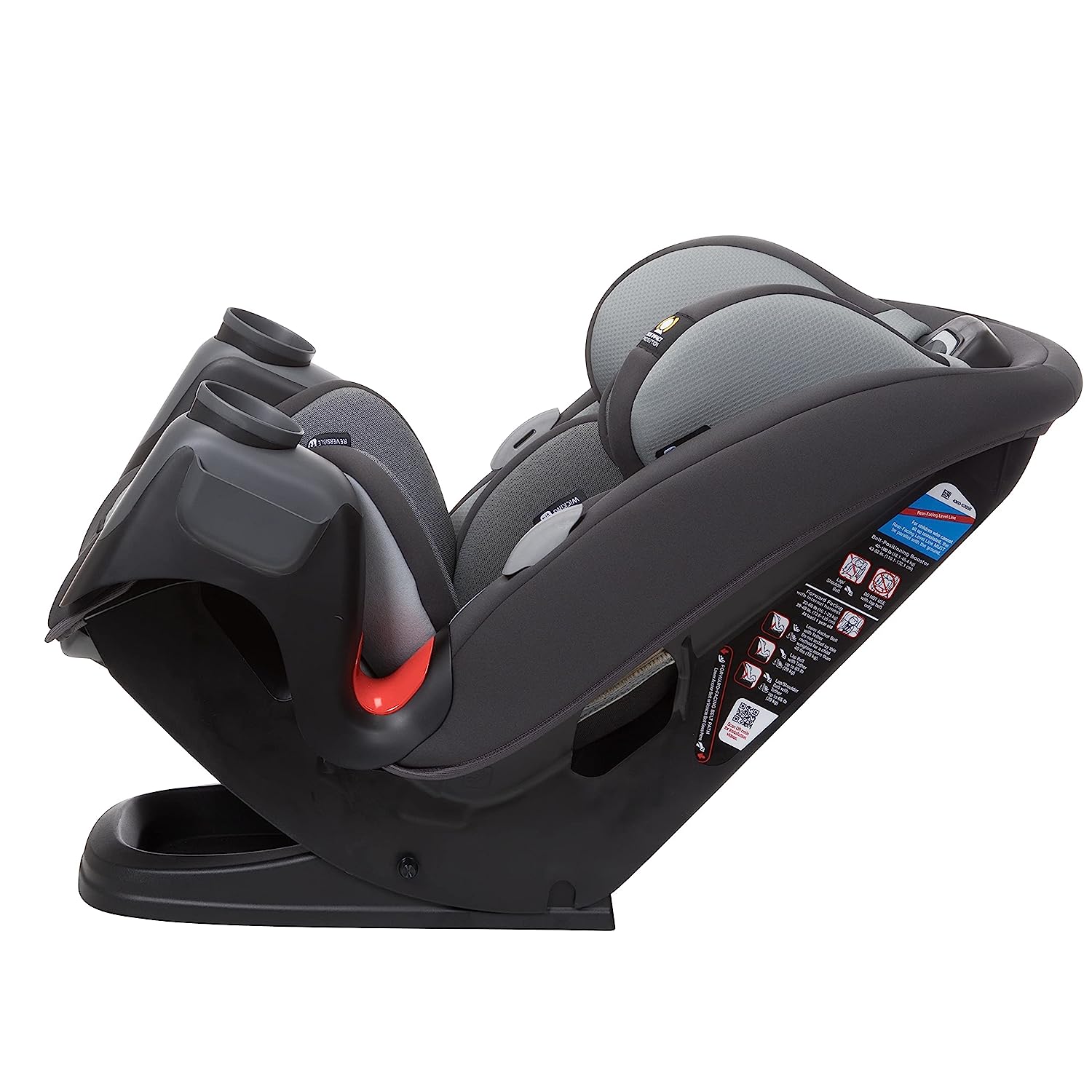 Safety 1st Grow and Go All-in-One Cabrio-Autositz, rückwärtsgerichtet 5–40 Pfund, vorwärtsgerichtet 22–65 Pfund und Gurtpositionierungsverstärker 40–100 Pfund, Carbon Wave