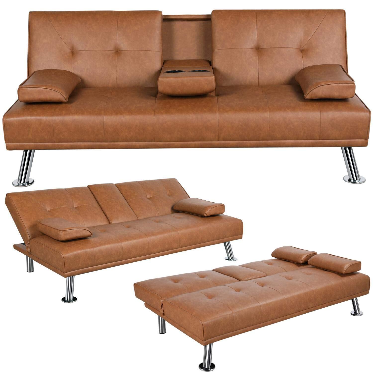 Sofa bed with armpad recliner couch