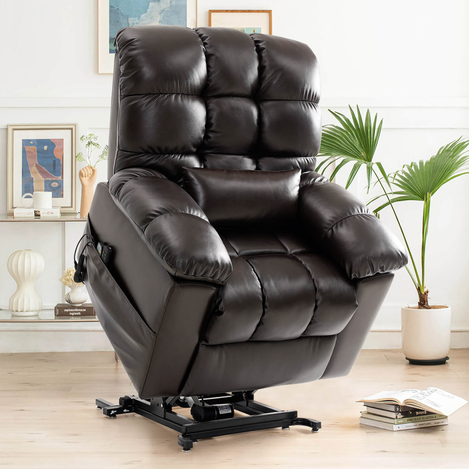 Zero Gravity Power Lift Recliner Stuhl, Drei Motor
