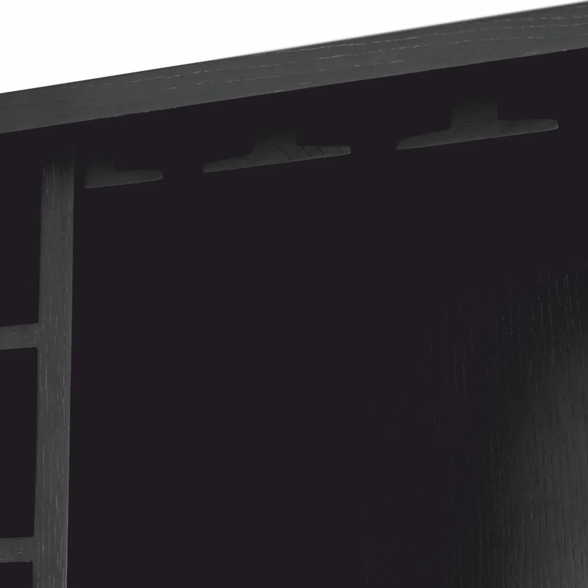 Luxury bar cabinet black gray / bronze H. 150 cm - Bar furniture