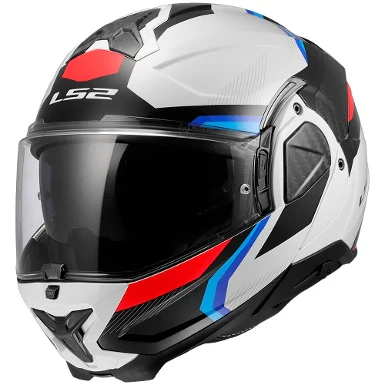 CASCO LS2 FF910 ADVANT II TRIPLE - BLANCO / AZUL / ROJO