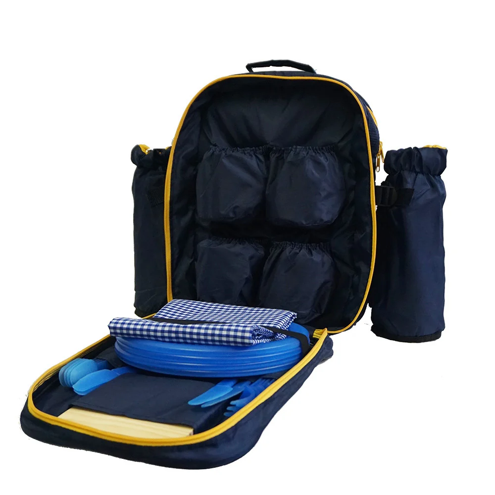 Mochila niea PICNIC SET con vajilla completa y portabotellas