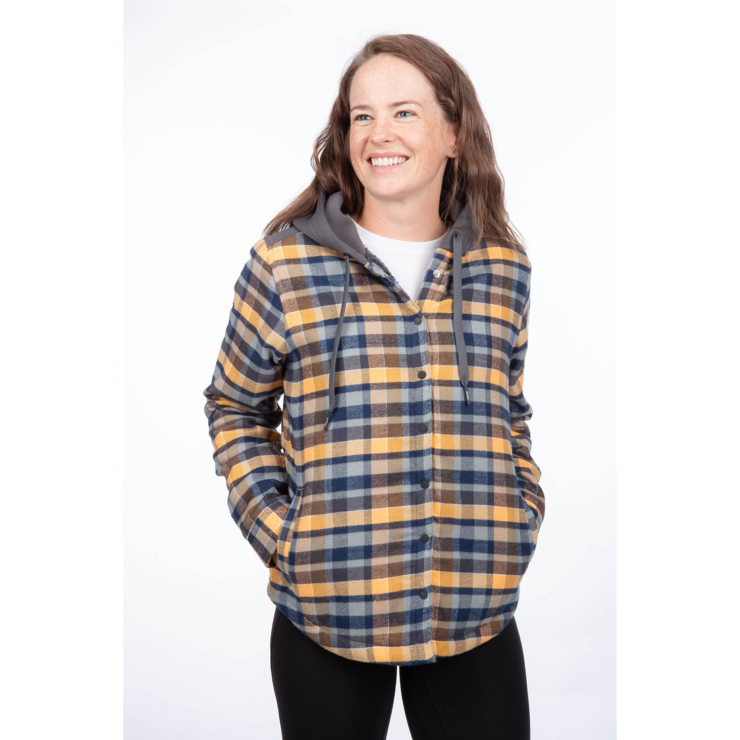 Big Sky Fleece Lineed Flannel Hoodie