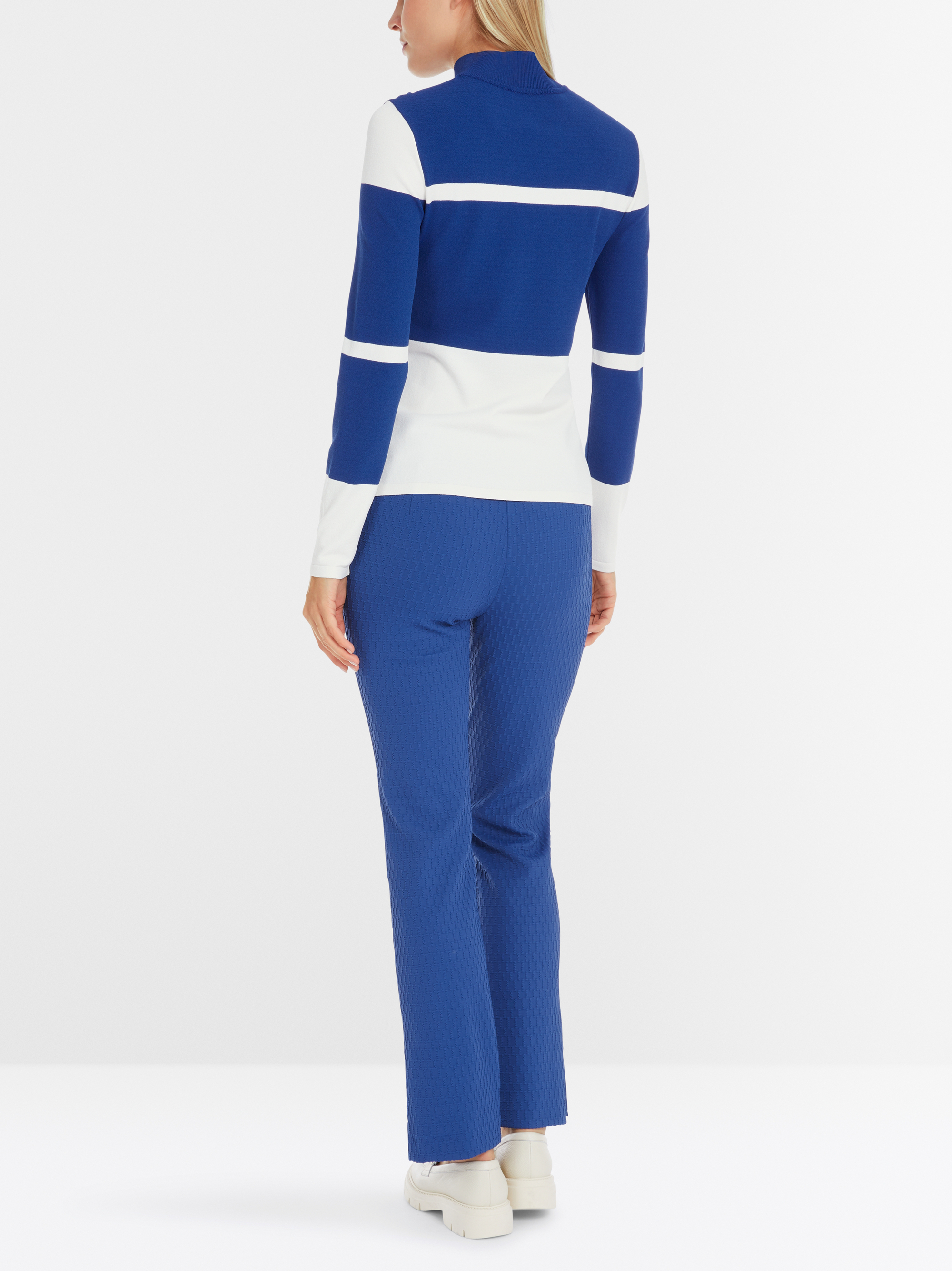 Marc-Cain Rethink Together gestreifter Pullover