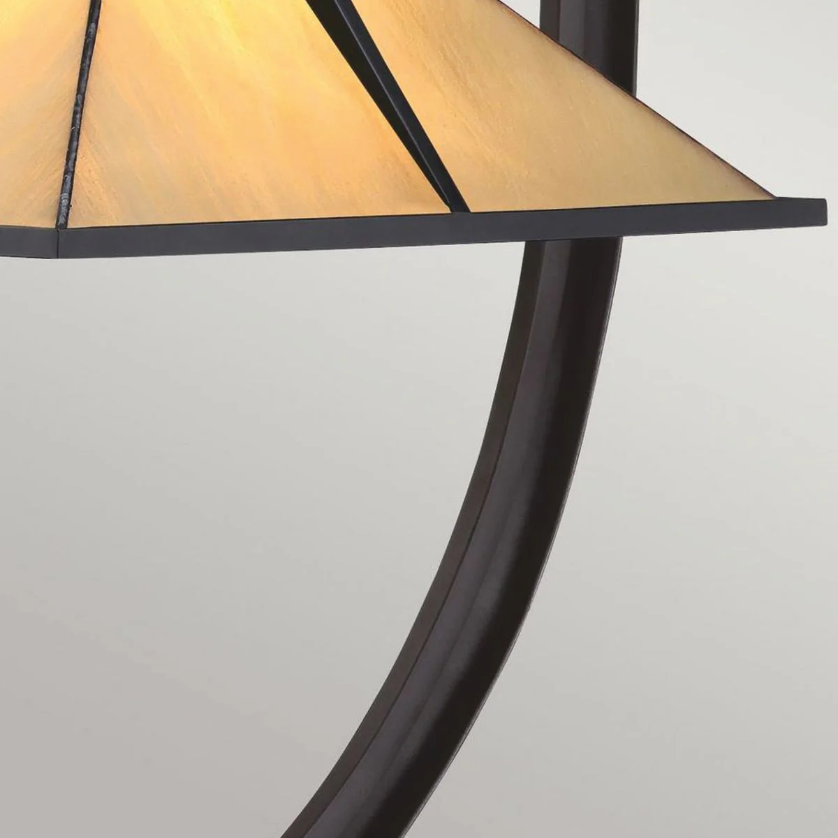 Luxury Tiffany table lamp cream / bronze H. 54.8 cm - Tiffany lights