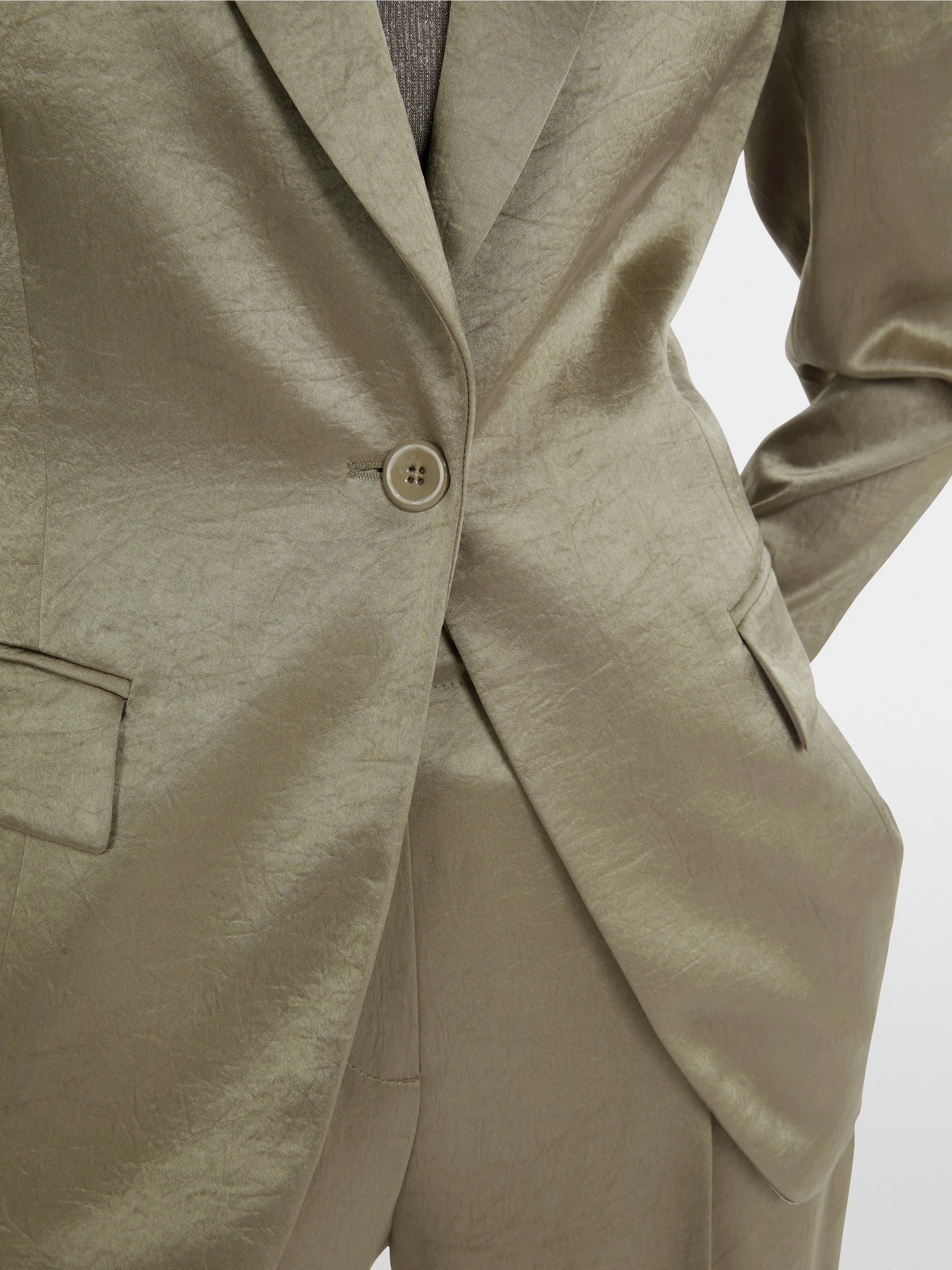 Marc-Cain Blazer aus gehämmertem Satin