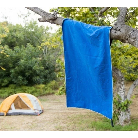 Large microfiber towel OZtrail JUMBO TOWEL 85 X 150 CM - blue