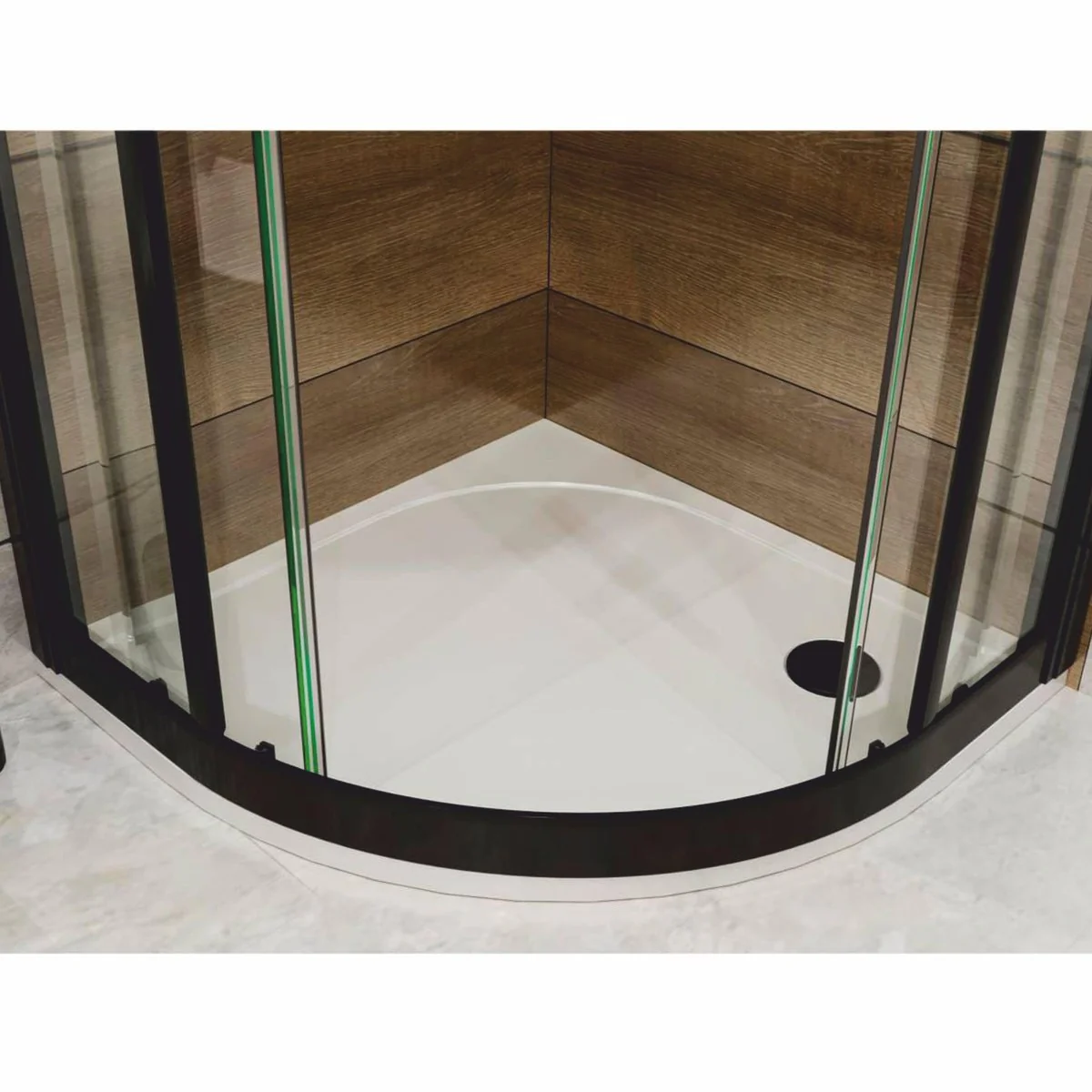 Luxury shower tray high gloss white 79.4 cm - bathroom interior