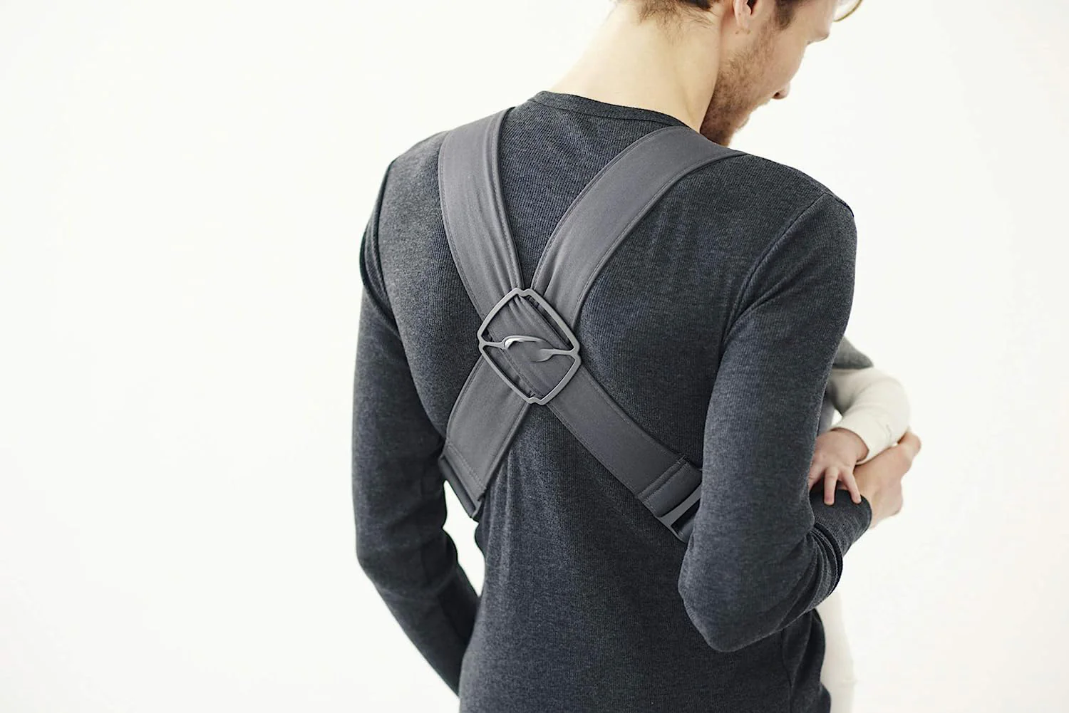 Babytrage Mini, 3D-Netz, Anthrazit/Leopard