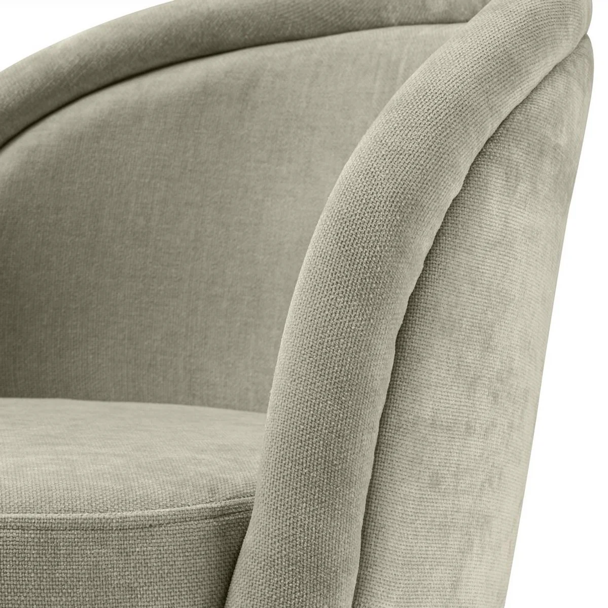 Luxury dining room chair set sand colors / black / brass 57.5 x 58 x H. 77 cm - Noble dining room chairs - Luxury dining room furniture