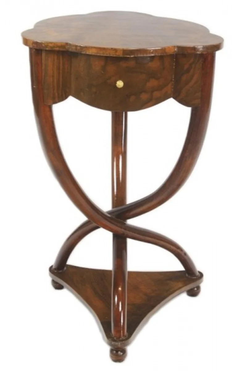 Biedermeier drawer cabinet mahogany brown - handmade from solid wood - bedside cabinet bedside table chest of drawers