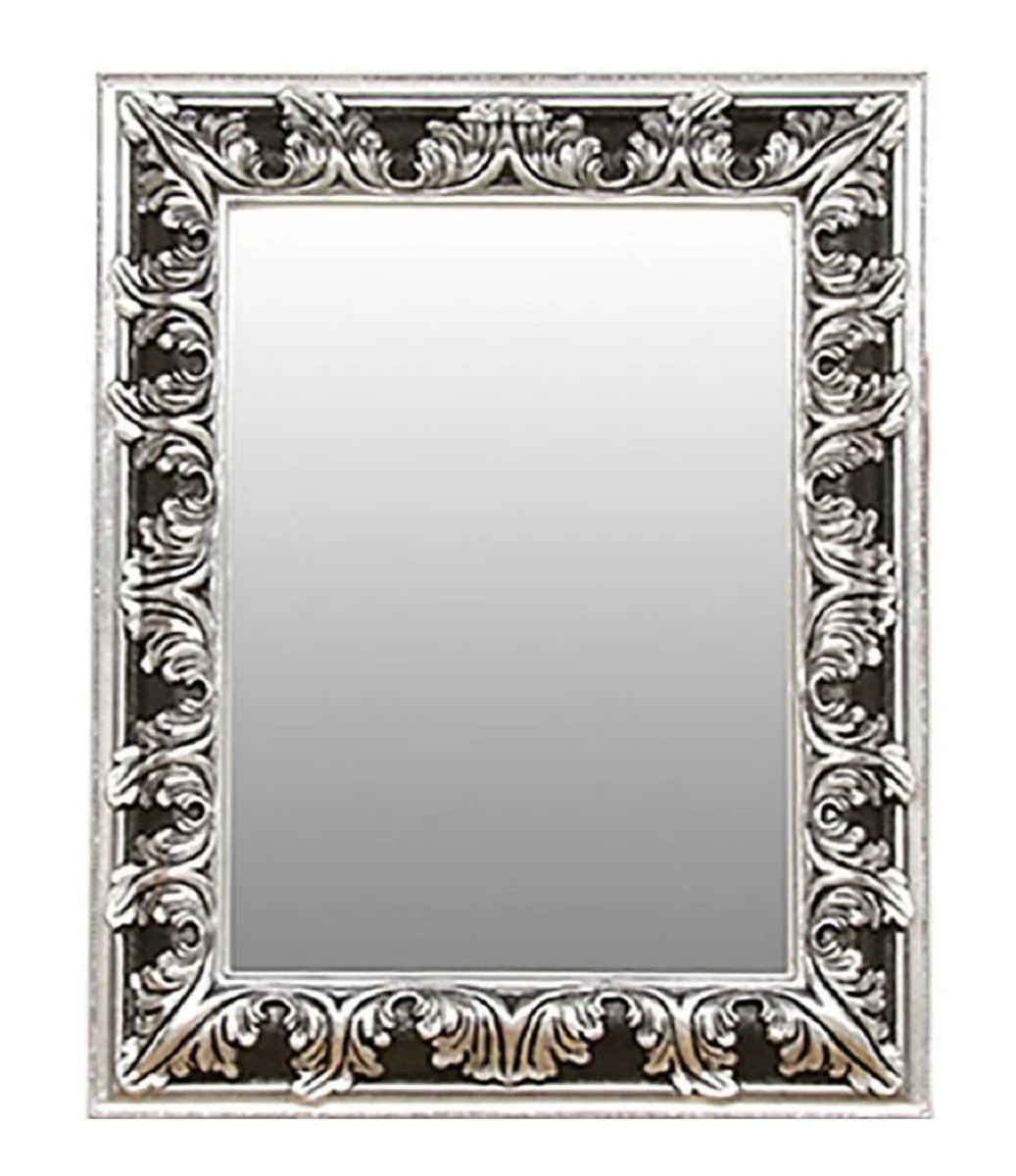 Baroque mirror silver 124 x H. 157 cm - antique style furniture