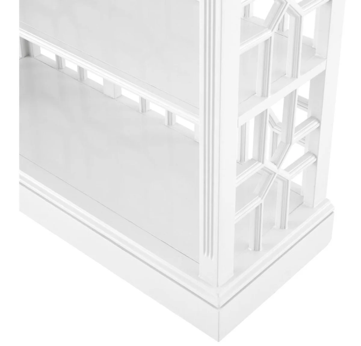 Designer mahogany shelf cabinet piano white - luxury quality