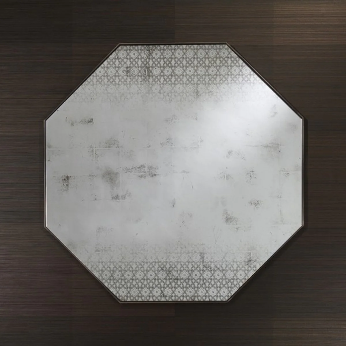 Art Deco vintage wall mirror antique style silver