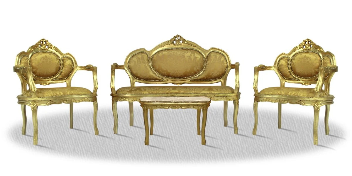 Baroque Salon Set Gold - Luxury Collection