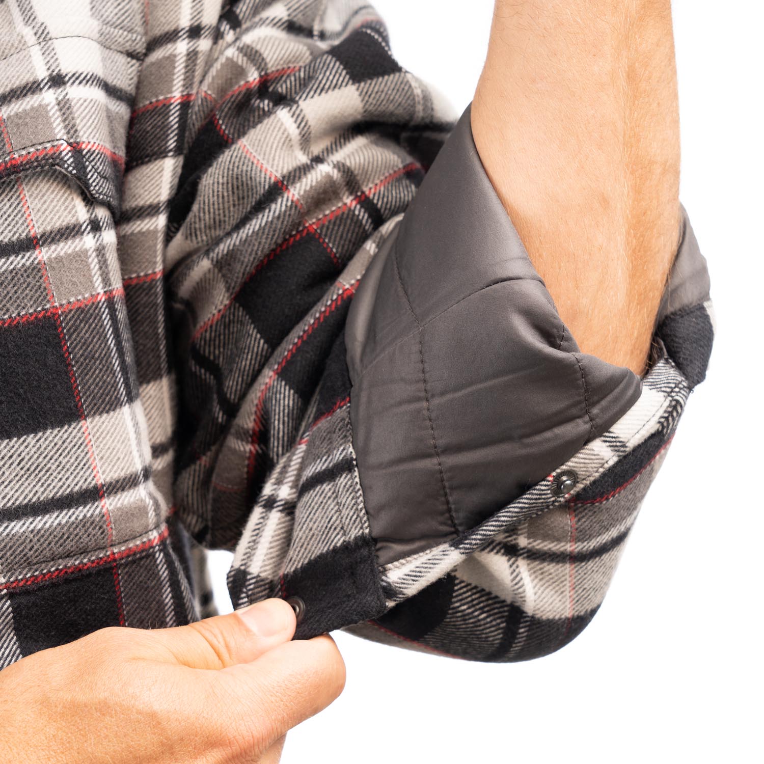 Targhee Fleece Lineed Flannel Hoodie