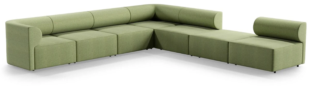 Luxury corner sofa green 360 x 360 cm - Modular living room sofa - Luxury living room furniture