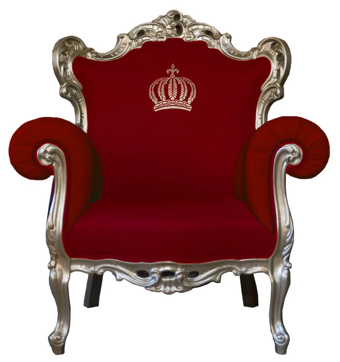 Pompöös by Luxury Baroque Armchair Red / Gold - Pompöös Baroque armchair designed by Harald Glööckler