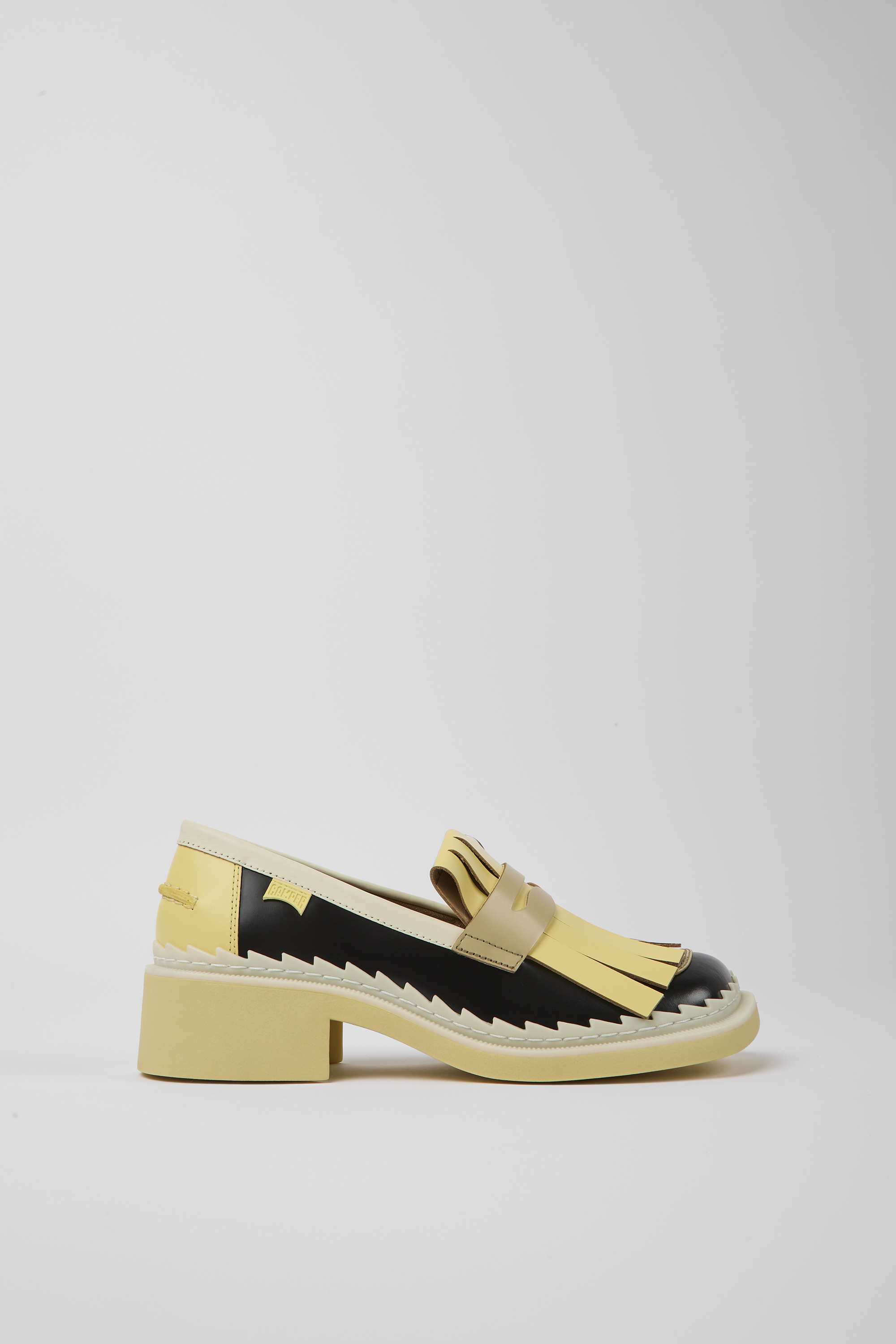 Twins - Mehrfarbige Leder-Loafer für Frauen