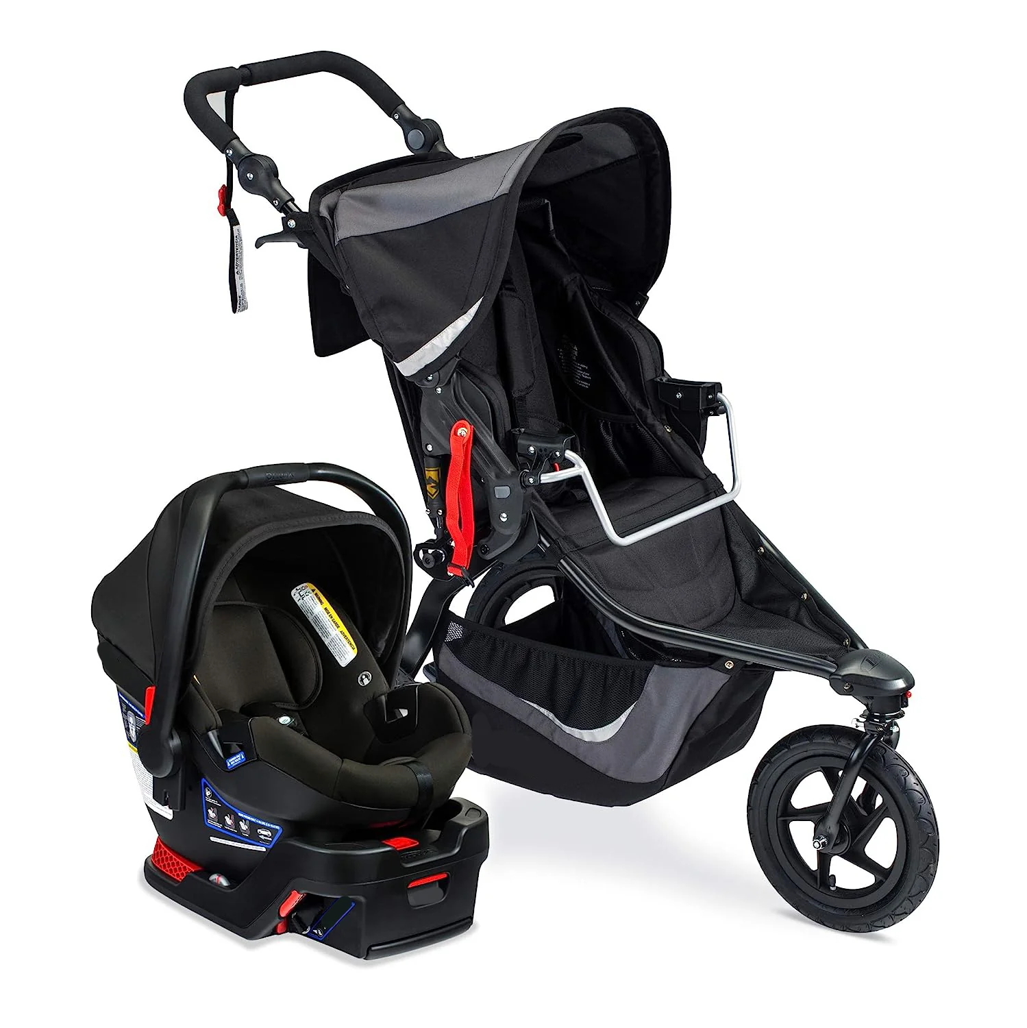 Gear Revolution Flex 3.0 Jogging-Kinderwagen, Lunar – Ultrareflektierende Akzente