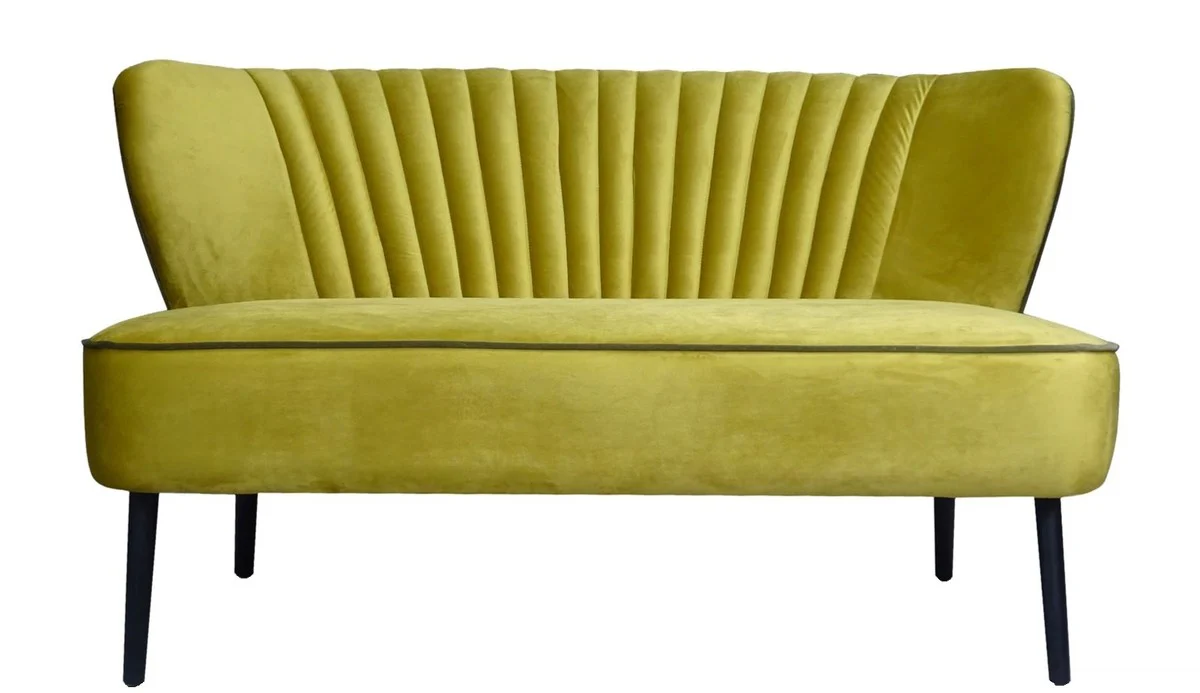 Luxury living room sofa gold 129 x 75 x H. 73.5 cm - designer furniture
