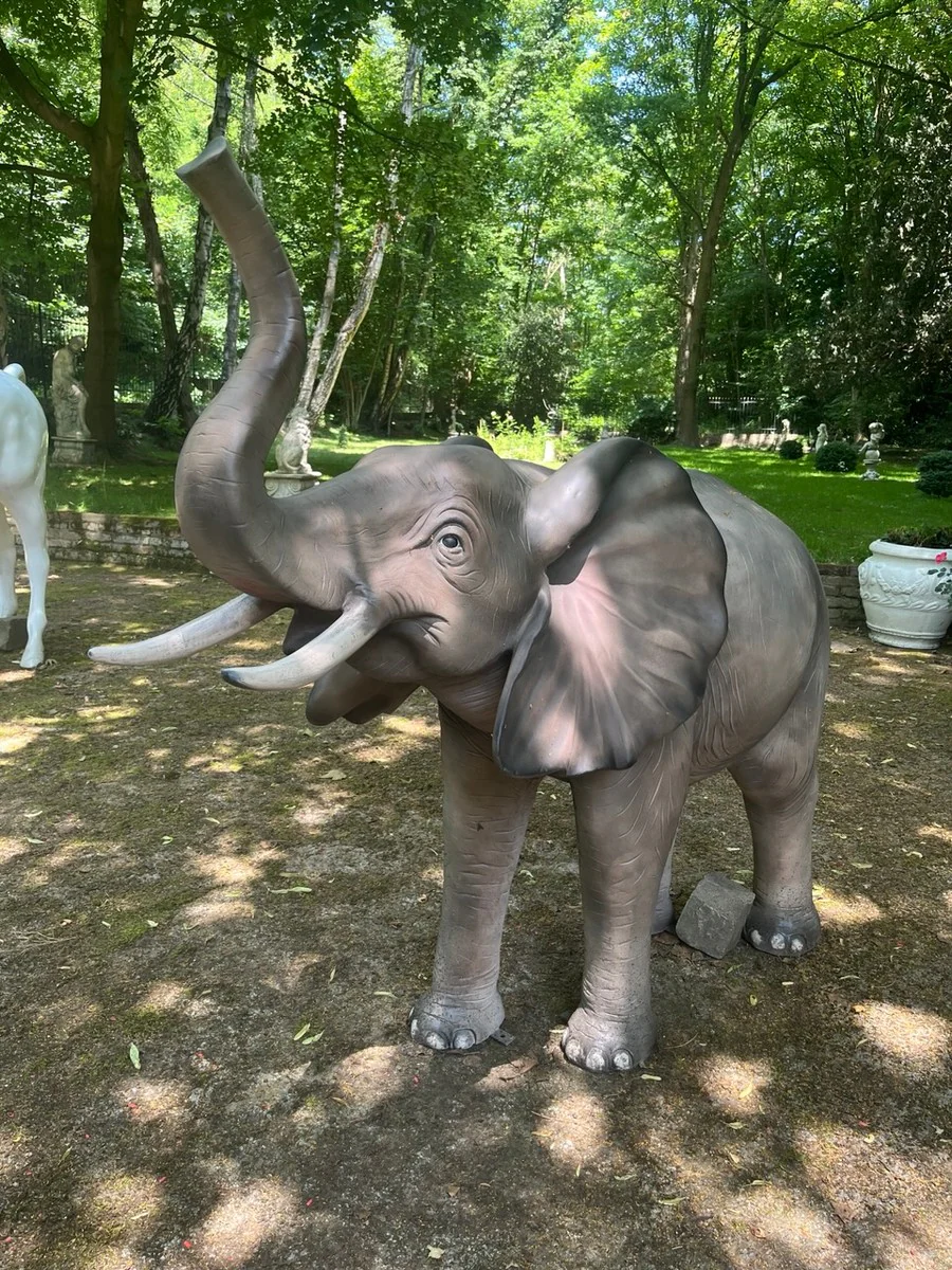 Luxus Deko-Skulptur XXL Elefant – Monumentale Eleganz für Innen & Außen