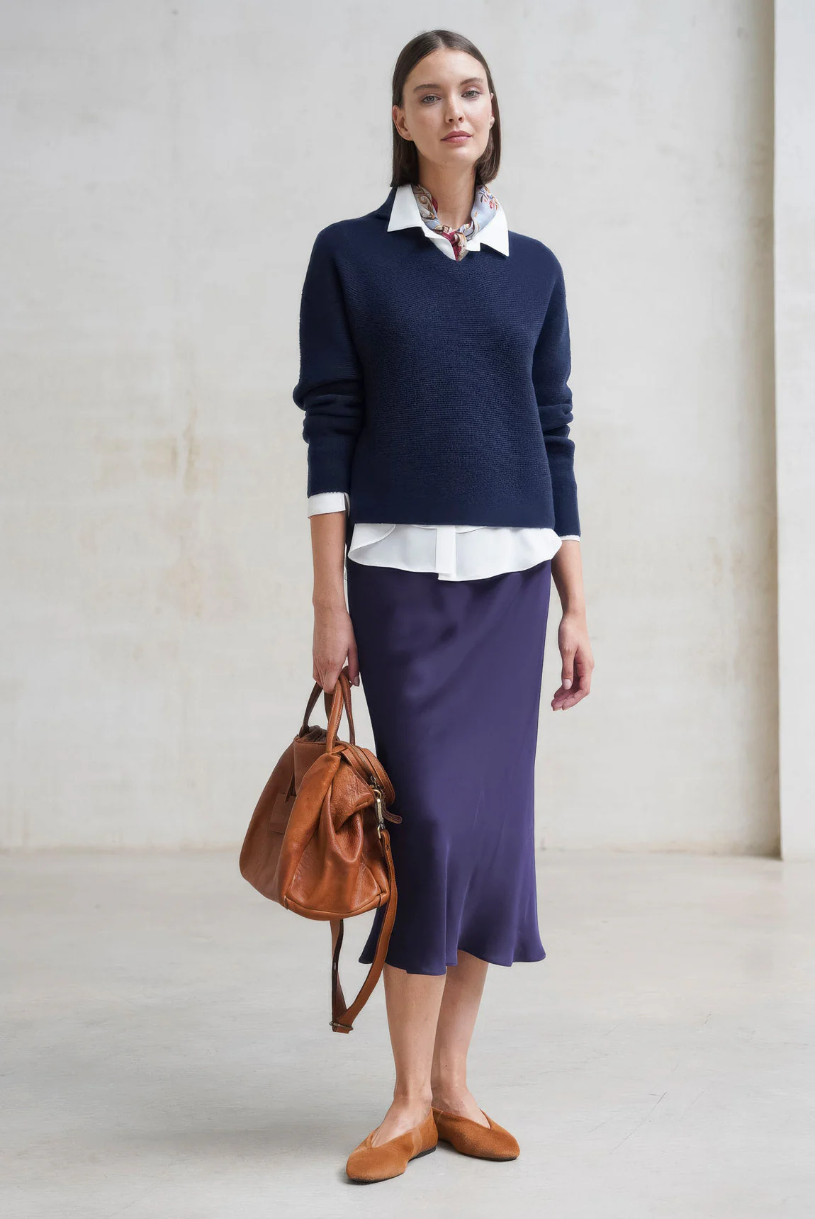 Rivera-Spanien Jersey Lana Kaschmir Trento Azul Marino