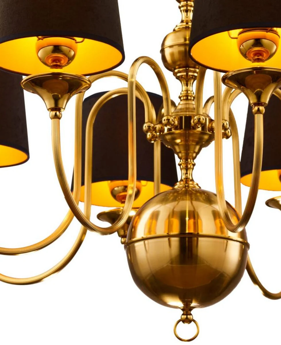 Luxury Art Nouveau chandelier gold / brown / black Ø 100 cm