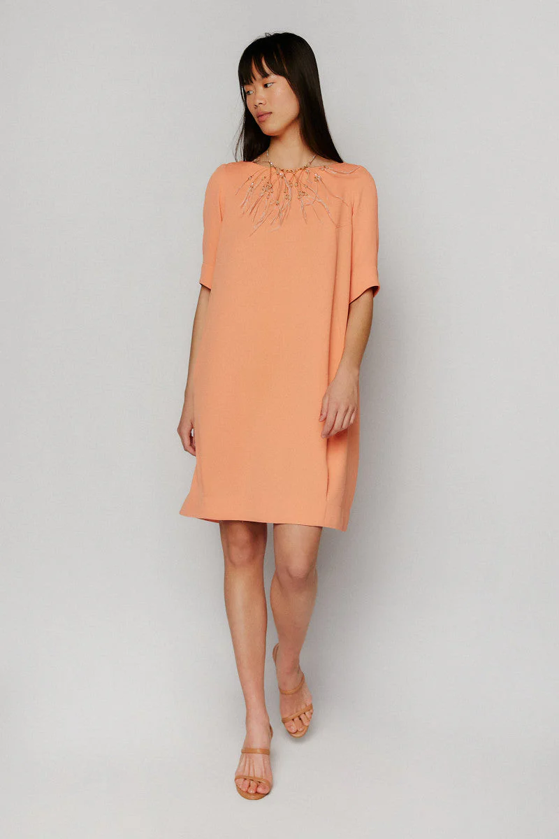 Rivera-Spain Azucena Aprikosenkleid